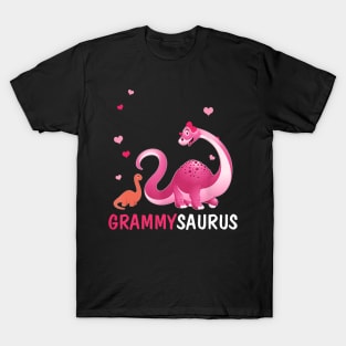 Grammysaurus T Shirt Grammy-Shirt Dinosaur-Tee For Grandma T-Shirt